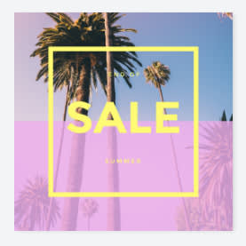 instagram post template sale promo